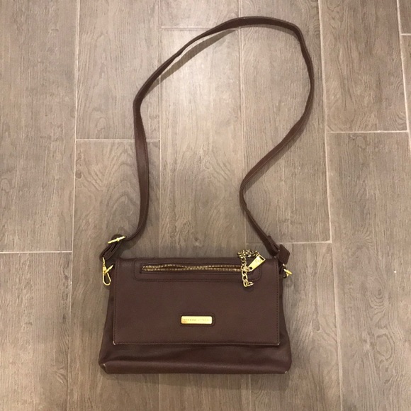 Maroon/ Brown crossover bag - Picture 1 of 5